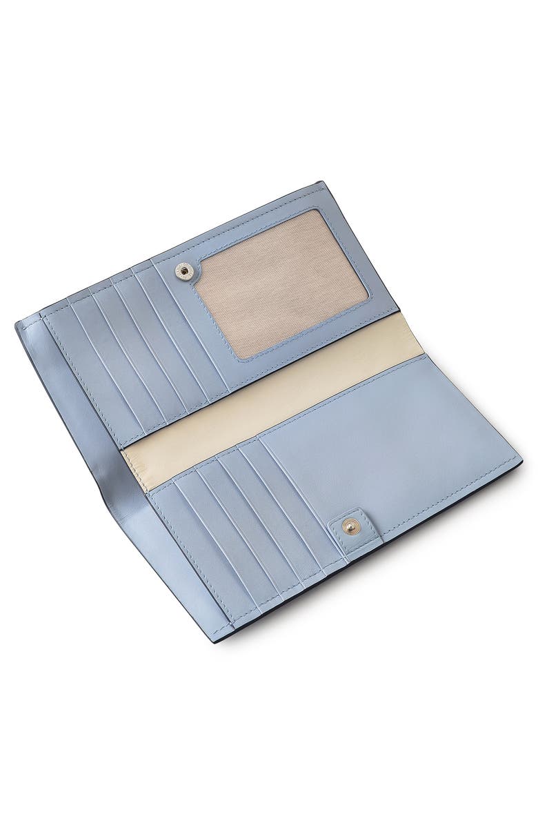 Radley In Bloom Large Leather Bifold Wallet, Alternate, color, Smoke Blue