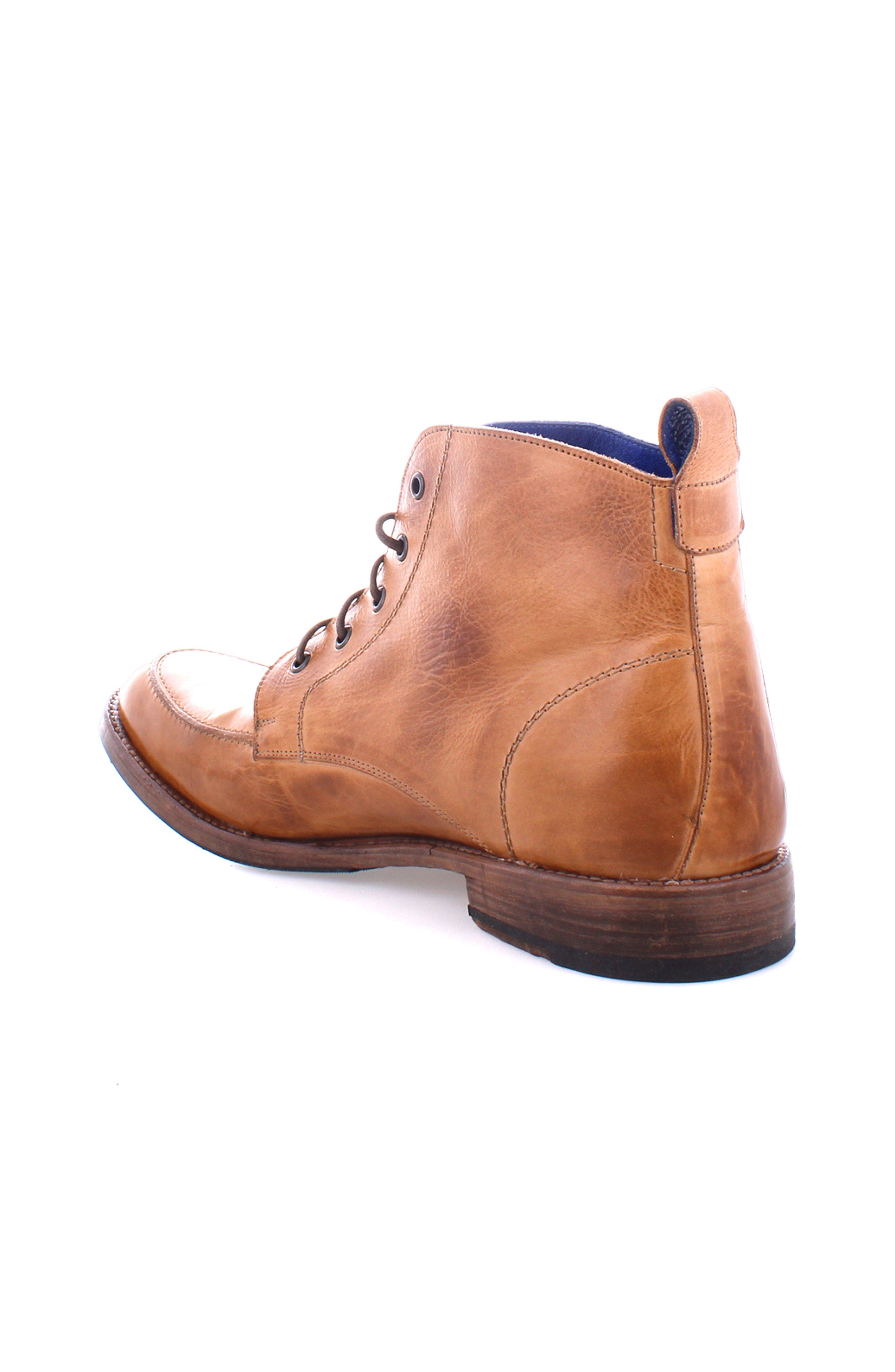 Bed Stu Lincoln II Moc-Toe Boot, Alternate, color, Tan Rustic