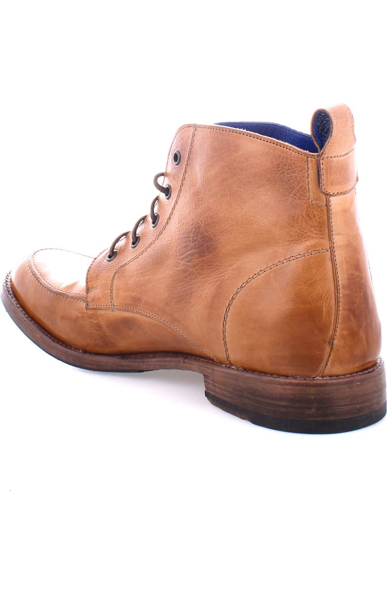 Bed Stu Lincoln II Moc-Toe Boot, Alternate, color, Tan Rustic