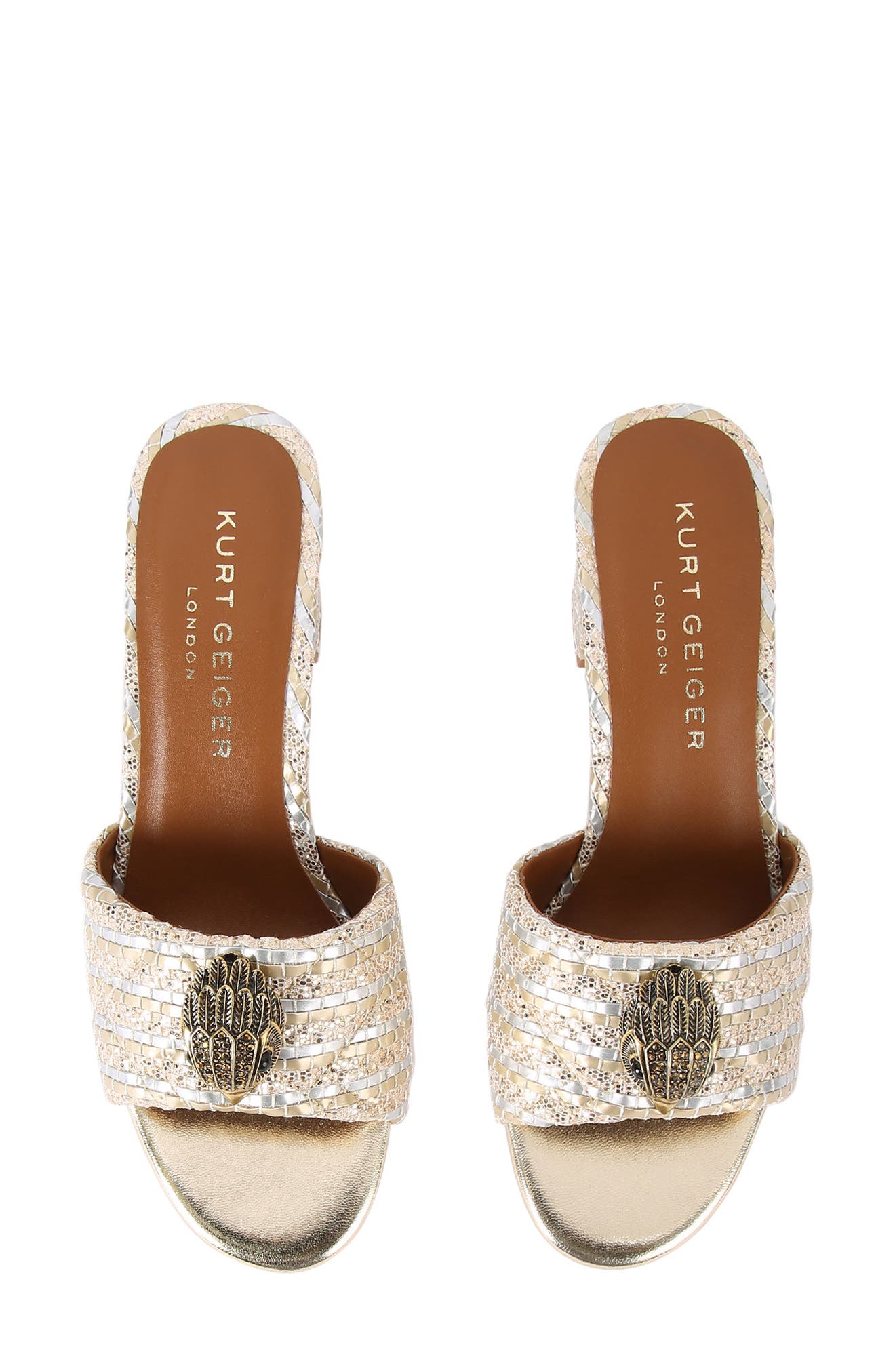 Kurt Geiger London Kensington Block Heel Slide Sandal, Alternate, color, 