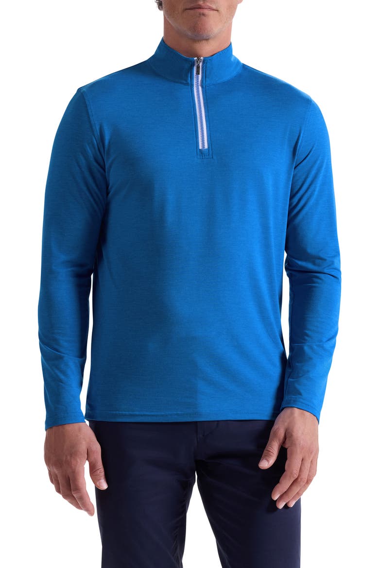Quarter Zip Pullover, Main, color, CLASSIC BLUE