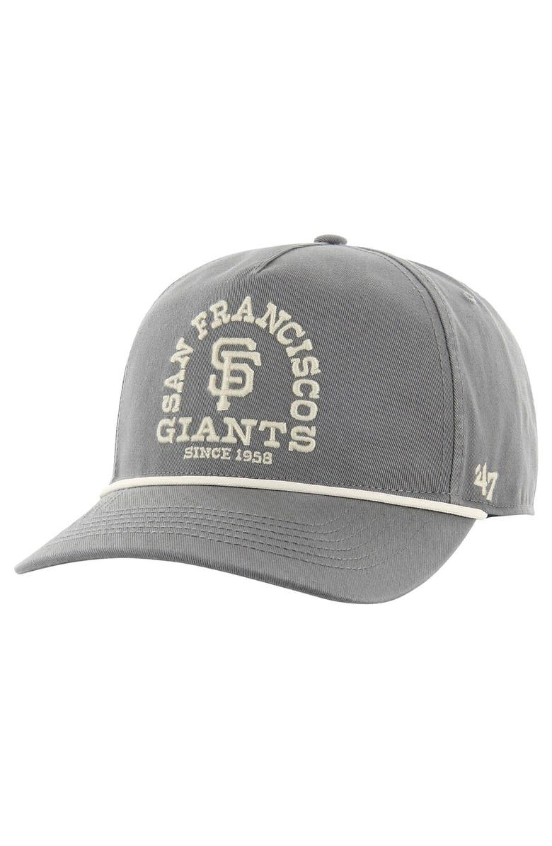 '47 Men's '47  Graphite San Francisco Giants Canyon Ranchero Hitch Adjustable Hat, Main, color, 