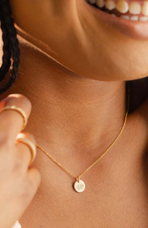 Made By Mary March Birth Flower Necklace