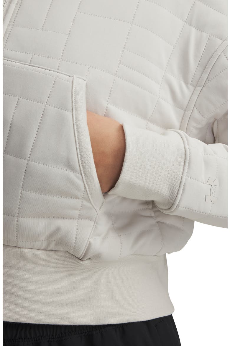 Unstoppable Textured Full Zip Hoodie, Alternate, color, WHT