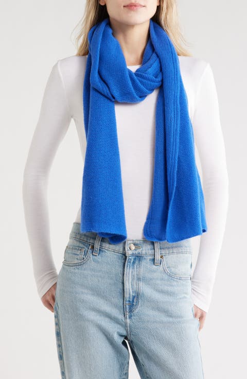 Cashmere Knit Wrap Scarf