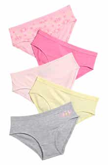 Kids' Assorted 5-Pack Stretch Bikini Briefs