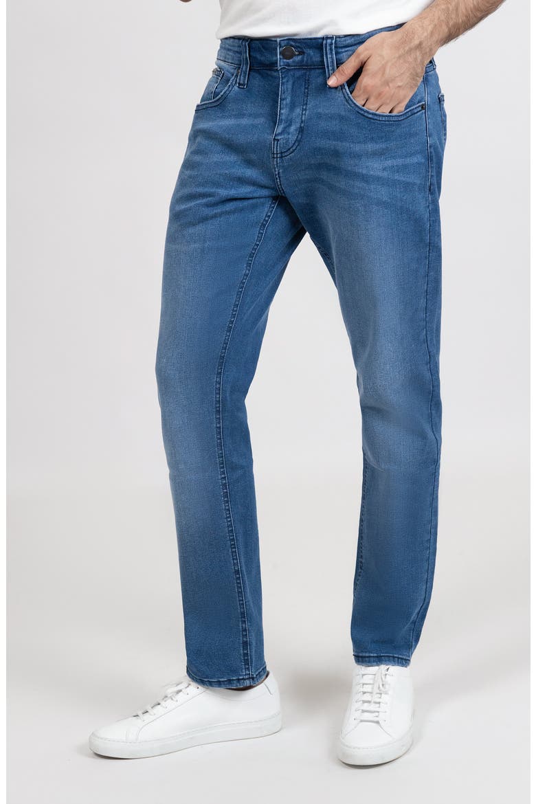 Slim Fit Flex Jeans, Alternate, color, Medium Wash Blue