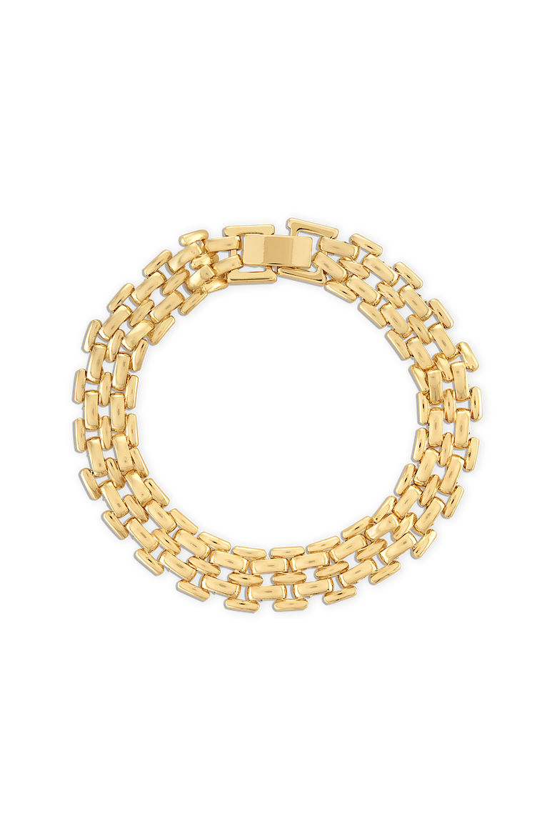 Watch Link Bracelet, Main, color, Yellow Gold
