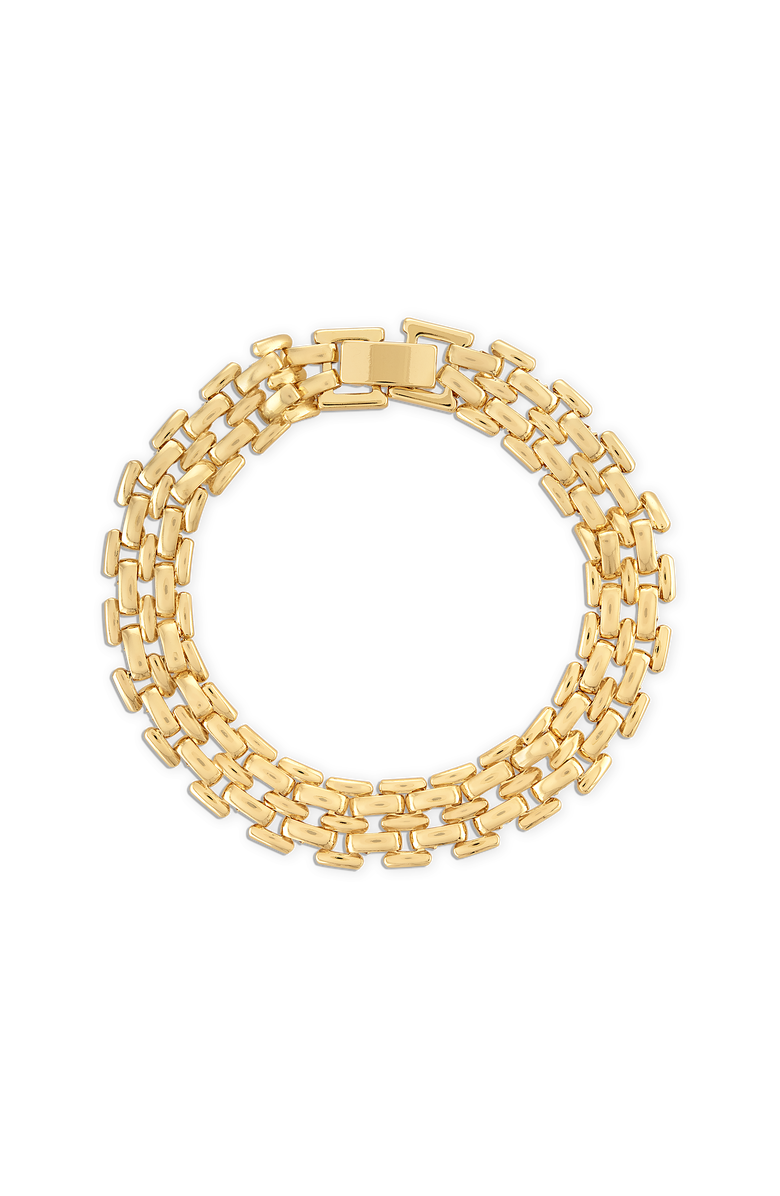 Alexa Leigh Watch Link Bracelet, Main, color, Yellow Gold