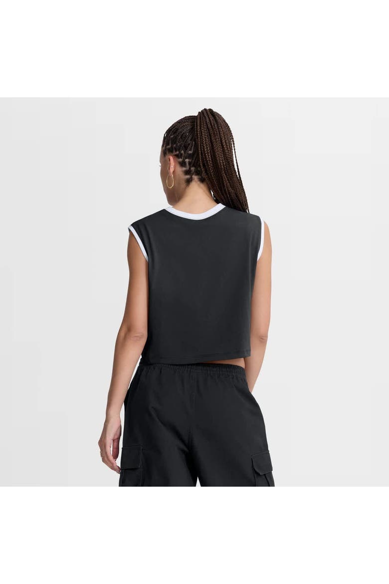 Women's Nike Black Los Angeles Dodgers Primetime Loose Dri-FIT Cropped Tank Top, Alternate, color, Black