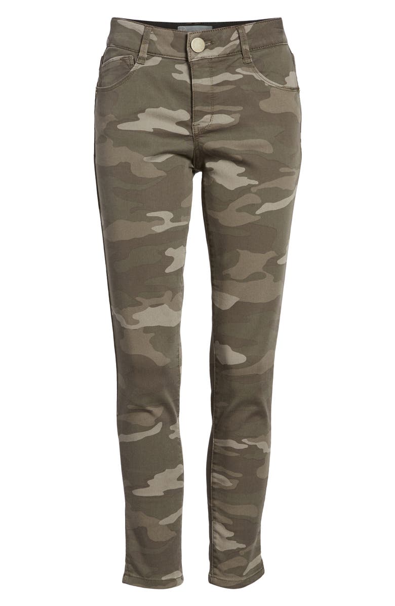 Wit & Wisdom Ab-Solution Camo Ankle Skimmer Pants, Alternate, color,