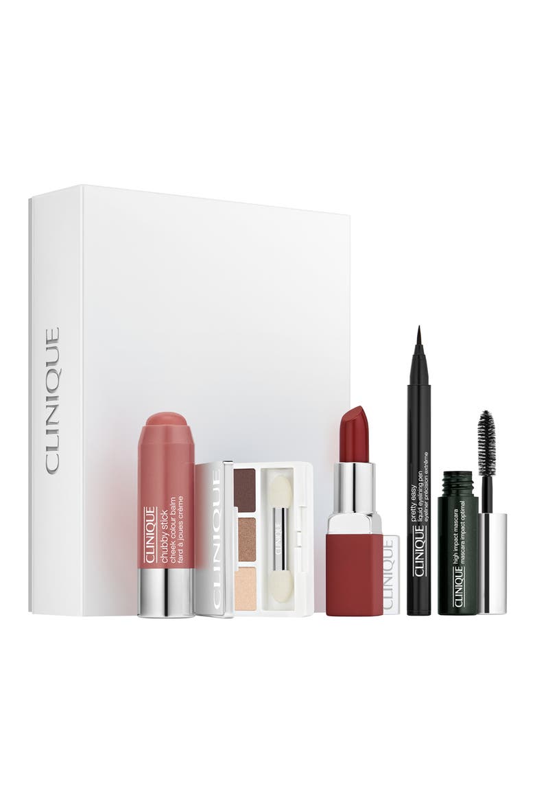All Night Glam Set, Main, color, NO COLOR
