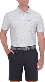 Ben Sherman Amalfi Holiday Print Stretch Tech Polo