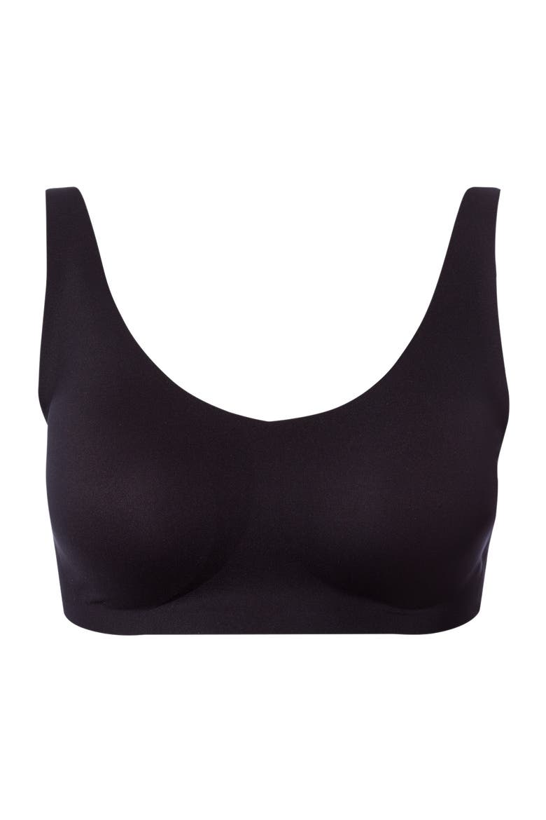 Invisible Touch Microfiber Soft Cup Bra, Main, color, Black