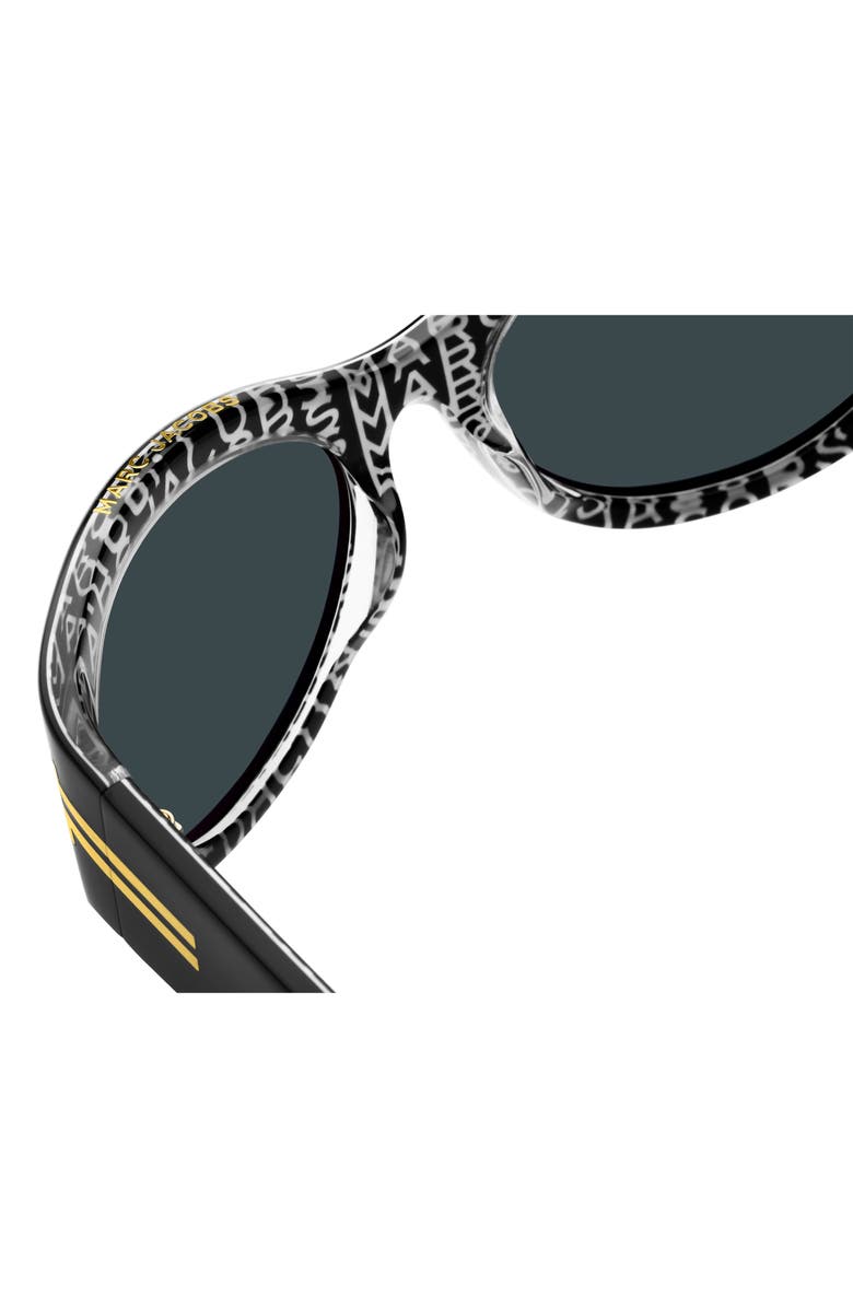 Marc Jacobs 61mm Wrap Cat Eye Sunglasses, Alternate, color, 