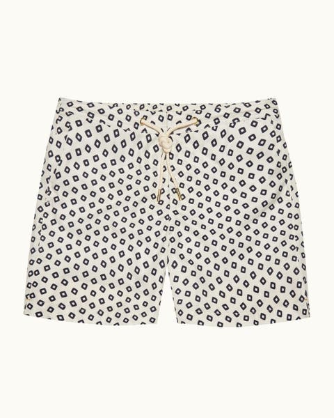 Bulldog Drawcord Mid Length Swim Shorts
