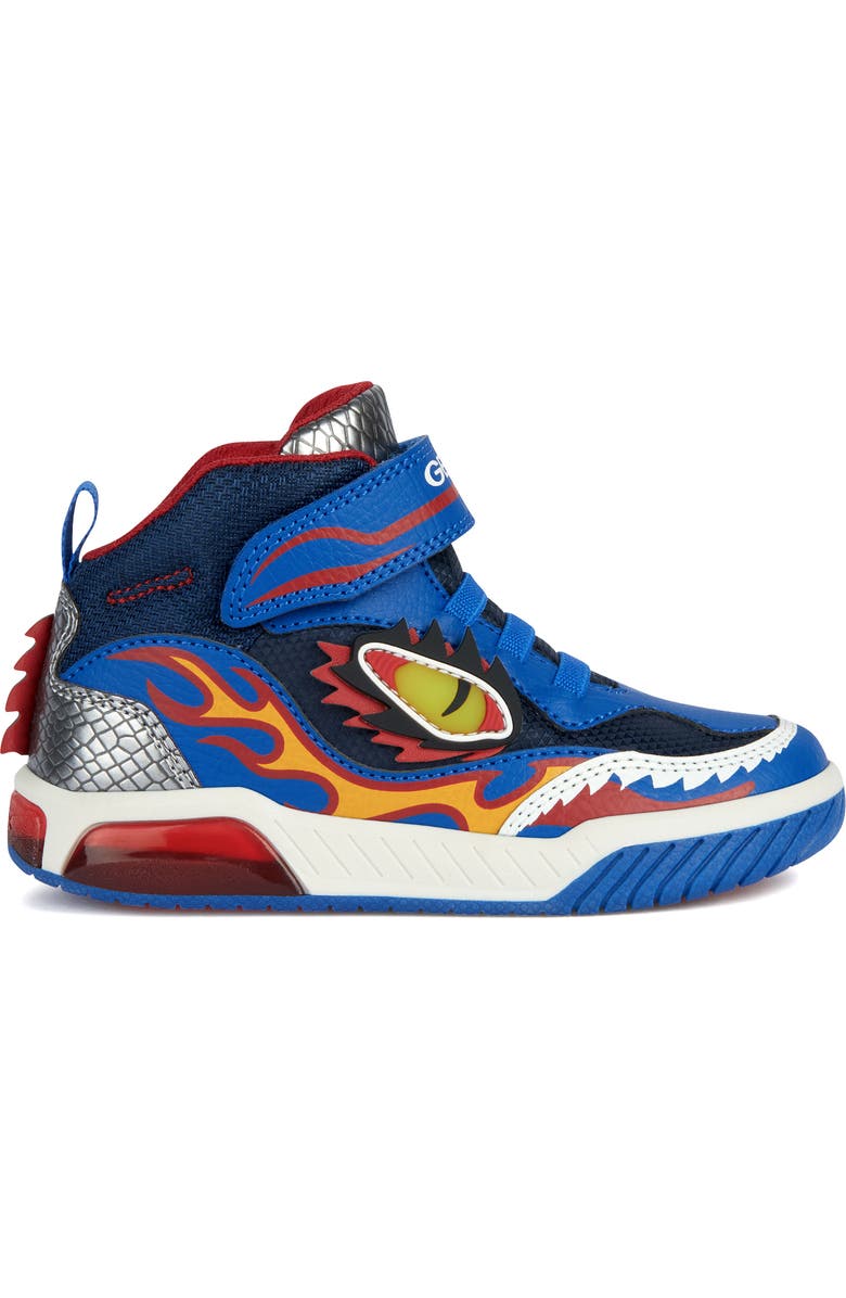 Geox Inek Dragon Light-Up Sneaker, Alternate, color,