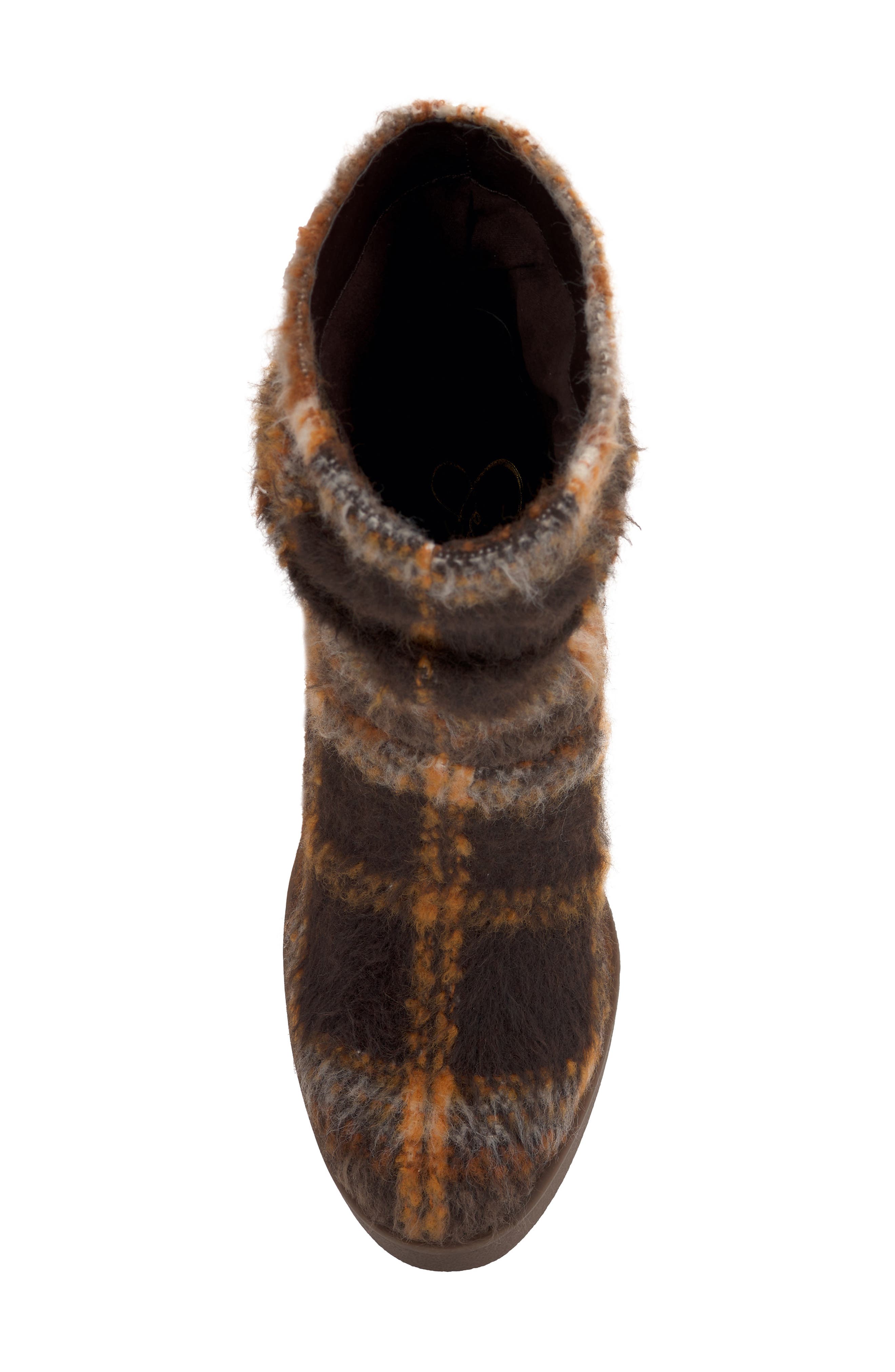 Jessica Simpson Mynette Slouch Platform Wedge Bootie, Alternate, color, Mocha Combo