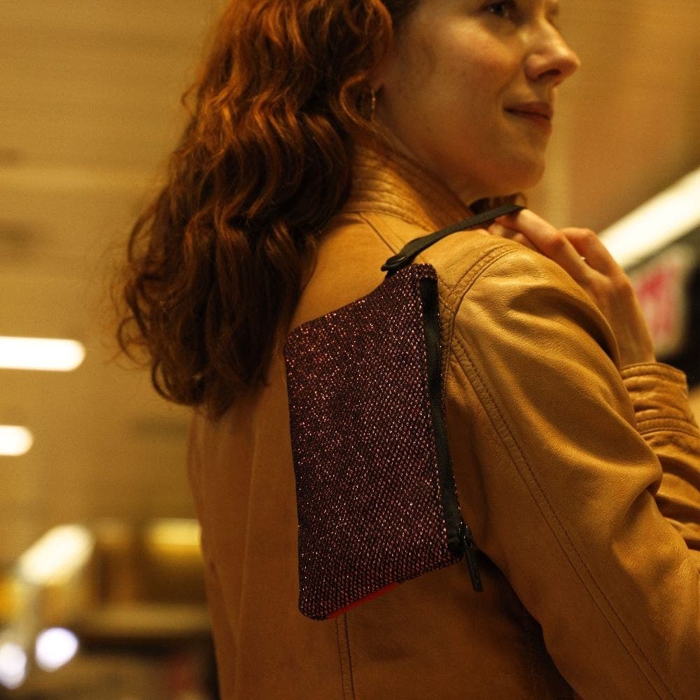 Midnight Pouch Wristlet, Alternate, color, Burgundy