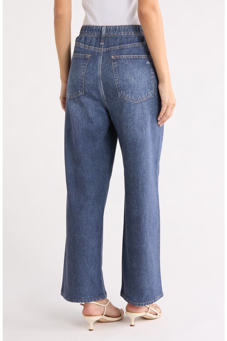 rb Miramar Ankle Cotton Terry Sweatpant Jeans, Alternate, color, PETRA