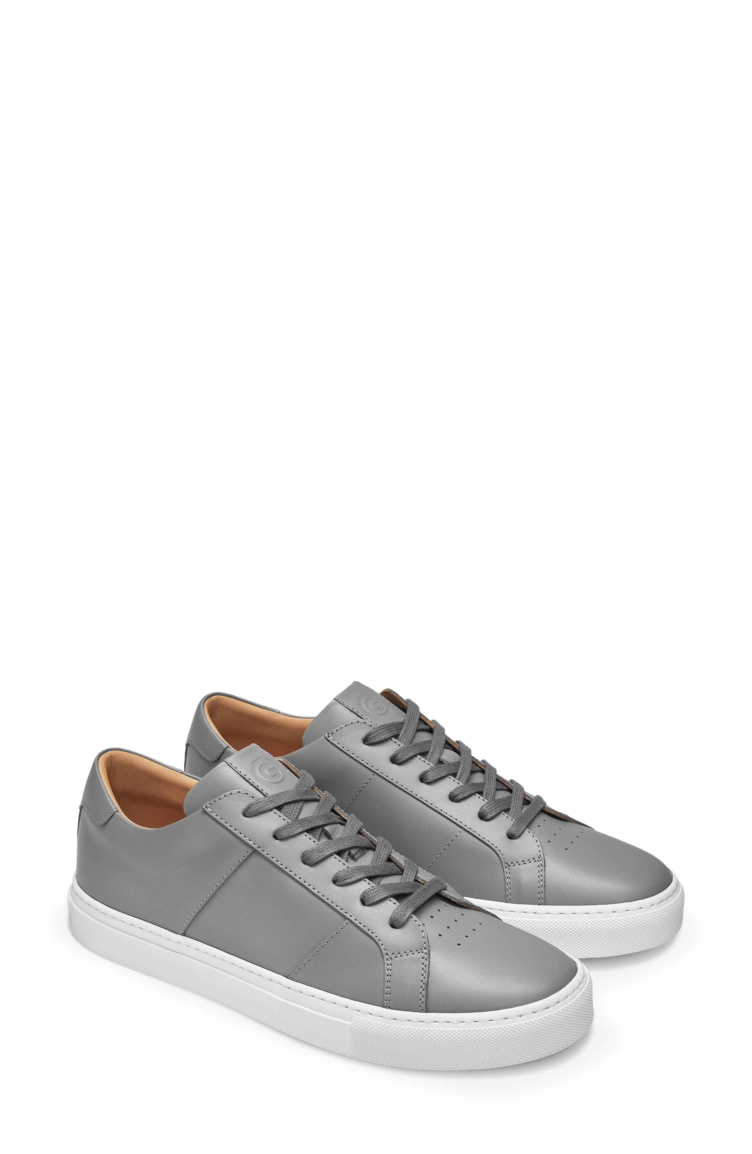 Royale Sneaker, Main, color, ASH GREY LEATHER