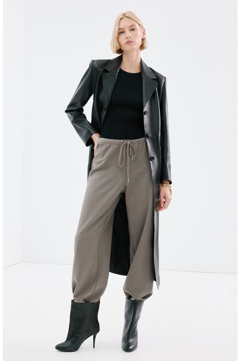 Drawstring Waist Cotton Sweatpants, Alternate, color, GREY