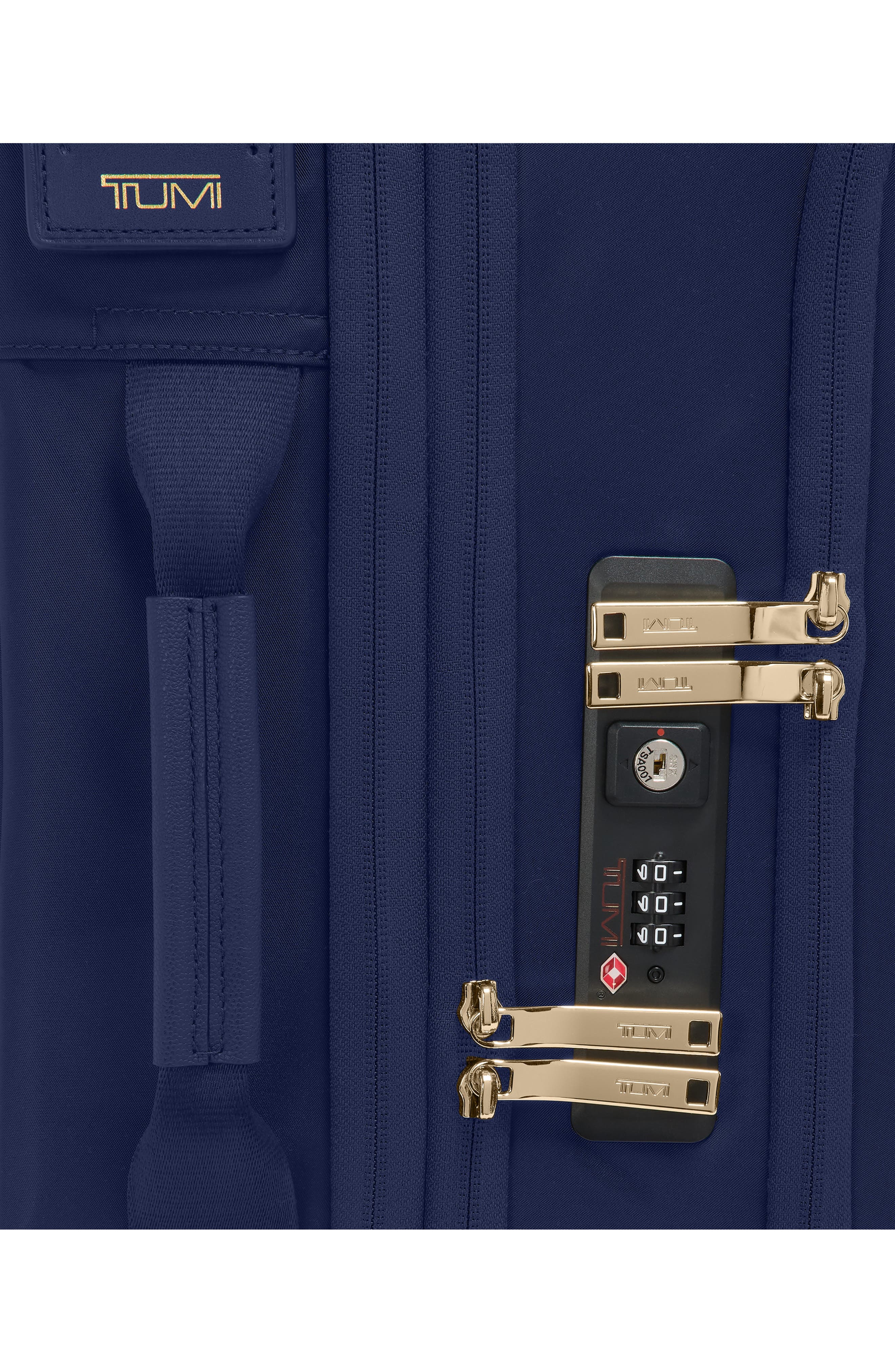 TUMI Léger Dual Access Expandable Carry-On, Alternate, color, Indigo/ Light Gold