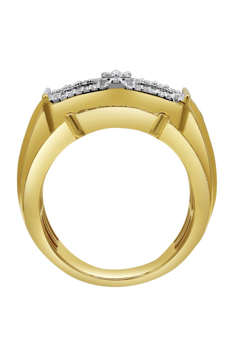 Banner of Bling 14K Yellow Gold Diamond Men Statement Ring - 1.24ct., Alternate, color, 14K Yellow Gold