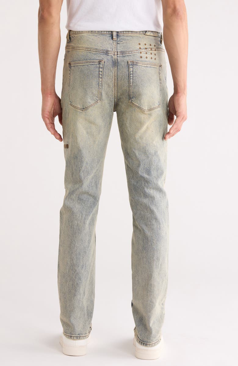 Ksubi Chitch Sture Trashed Idols Slim Tapered Leg Jeans, Alternate, color, Denim