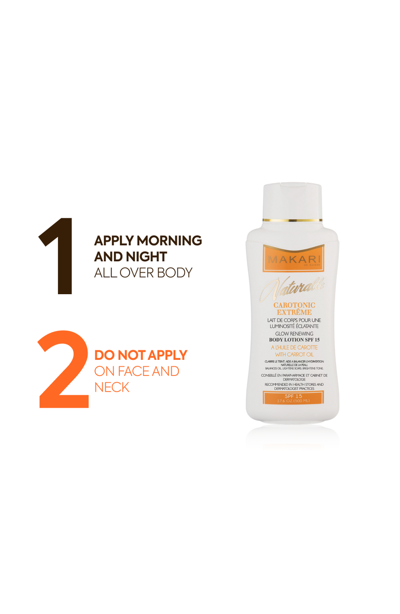 Makari de Suisse Naturalle Carotonic Extreme Glow Renewing Body Lotion, Alternate, color, NO COLOR