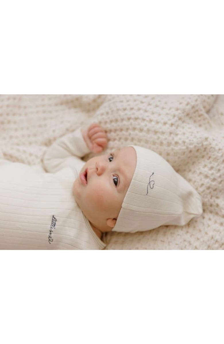 Ely's & Co. Cotton Little One Collection - Footie + Beanie, Alternate, color,