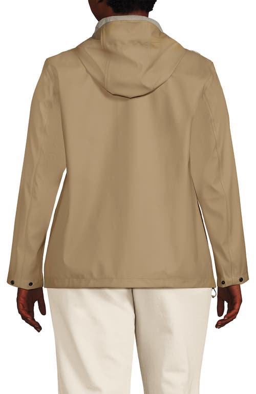 LANDS' END LANDS' END SQUALL WATERPROOF RAIN SLICKER JACKET 