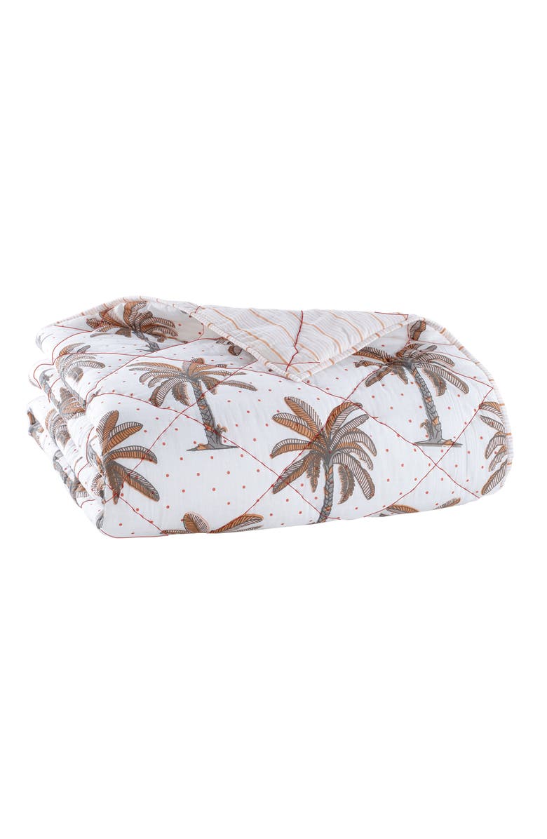 Peri Home Palm Tree Quilt, Alternate, color,