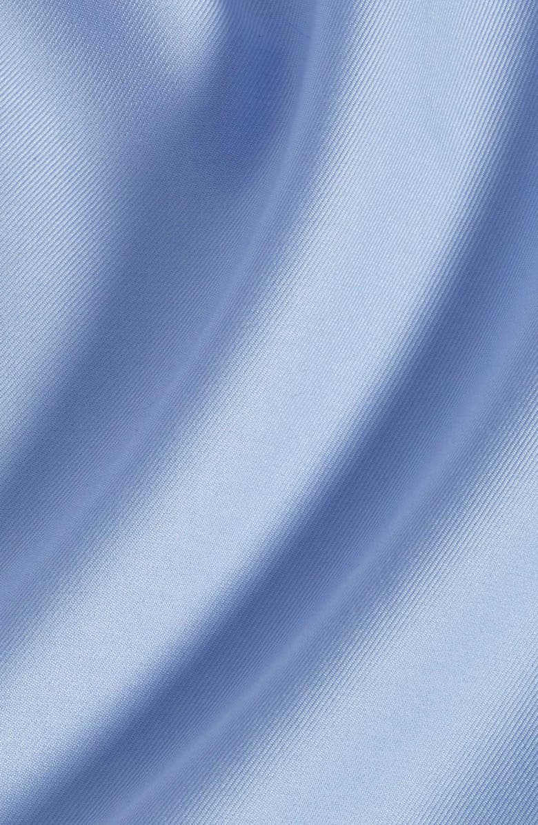 David Donahue Slim Fit Super Fine Twill Dress Shirt, Alternate, color, Sky