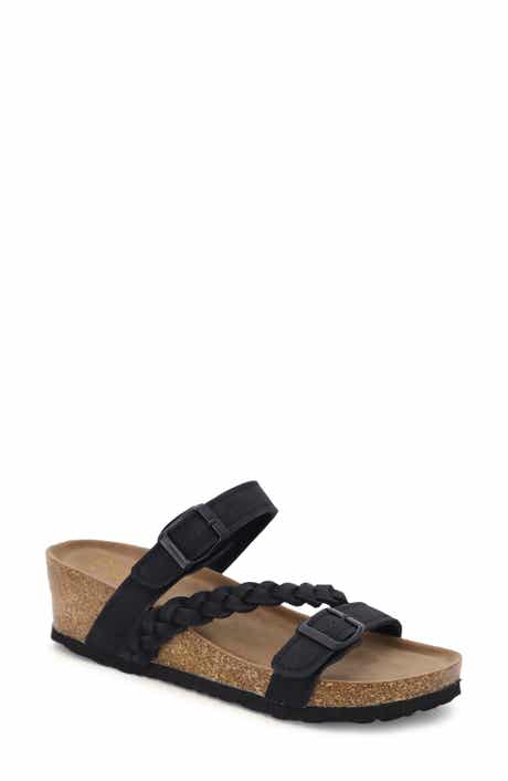 YOKI Lorayn Braided Strap Wedge Sandal