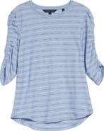 Veronica Beard Waldorf Puff Sleeve T-Shirt