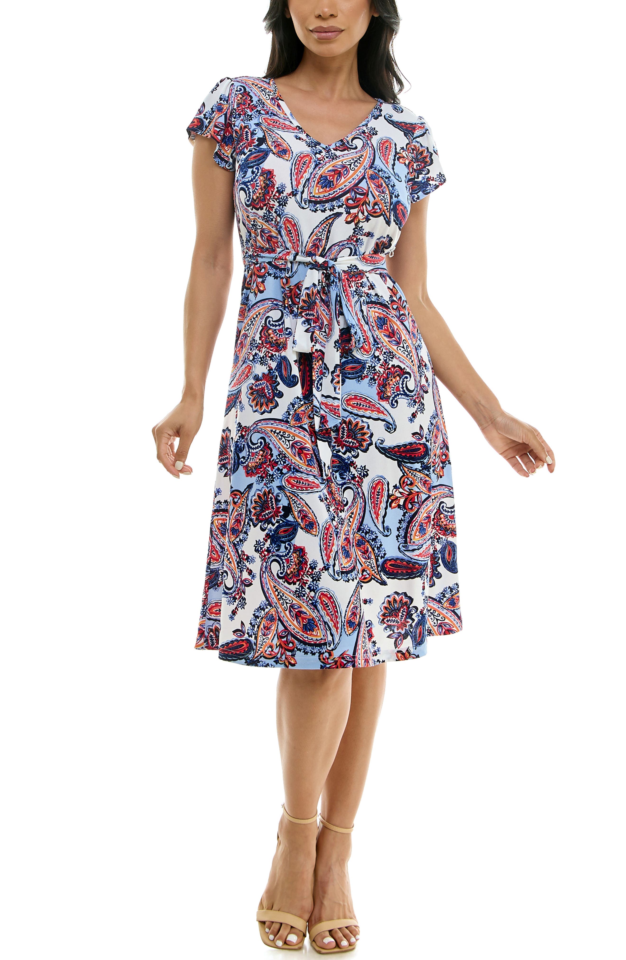 Flutter Sleeve Dress - image 3