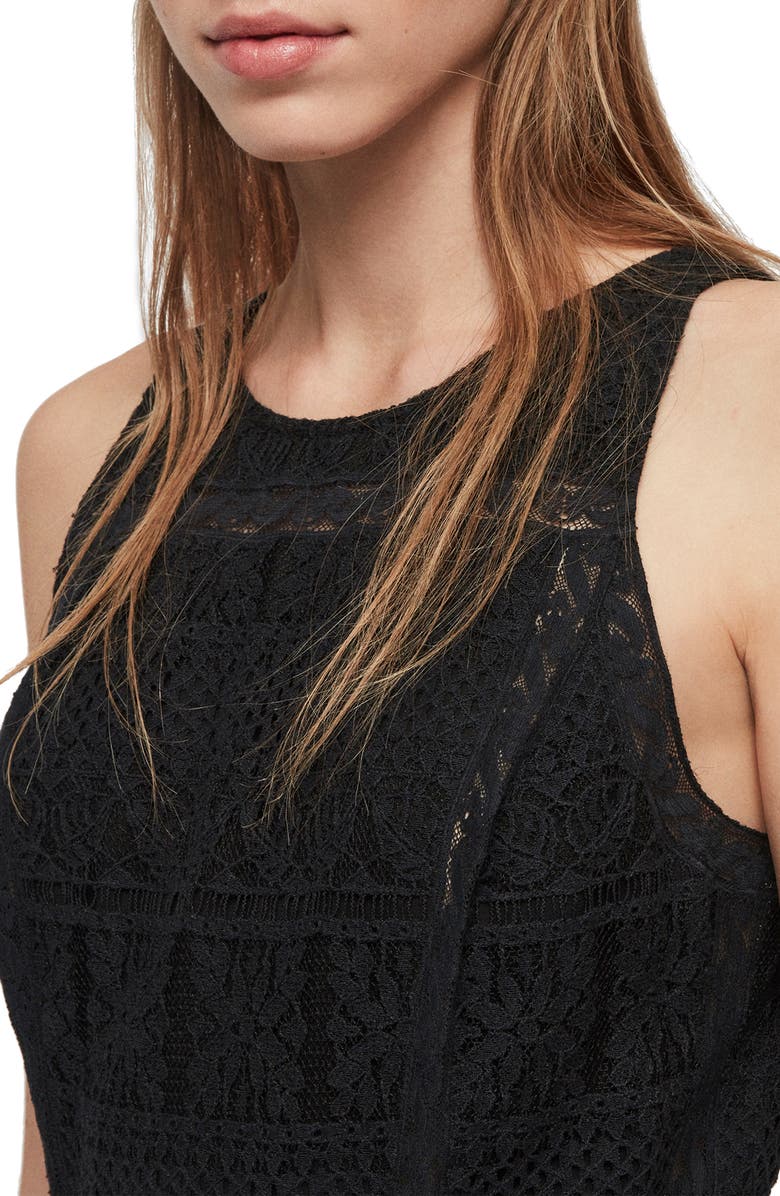 AllSaints Melia Dress, Alternate, color, 