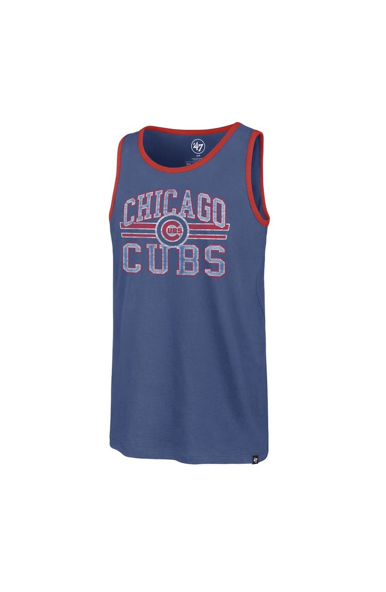 '47 Men's '47 Royal Chicago Cubs Winger Franklin Tank Top, Alternate, color, 