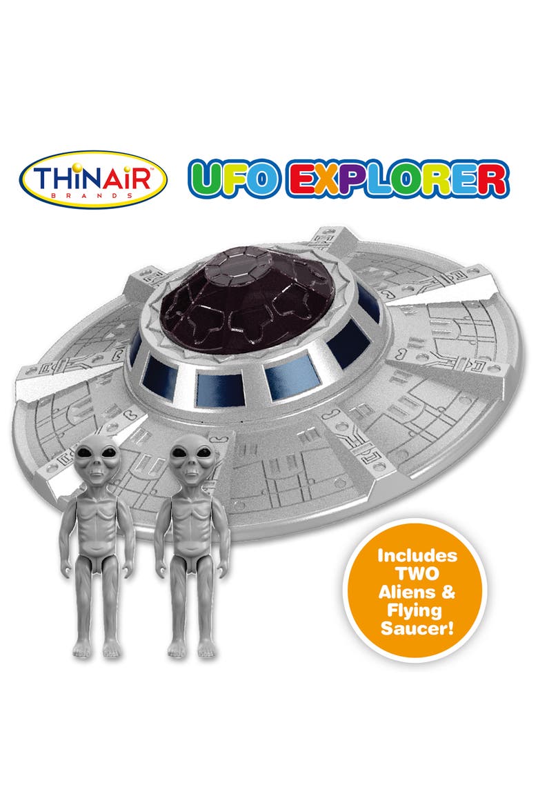 Ufo Explorer Lights and Sounds Space Toy Set, Alternate, color, Multicolored
