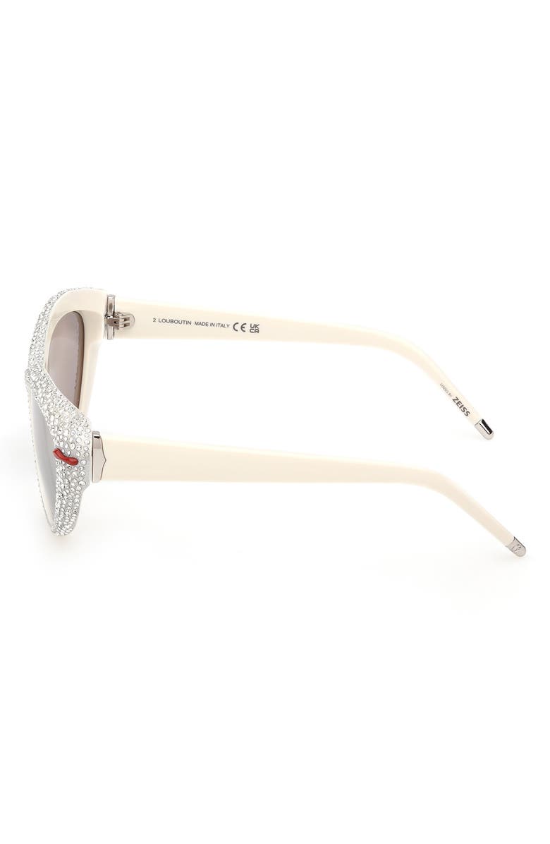 Christian Louboutin 56mm Cat Eye Sunglasses, Alternate, color,