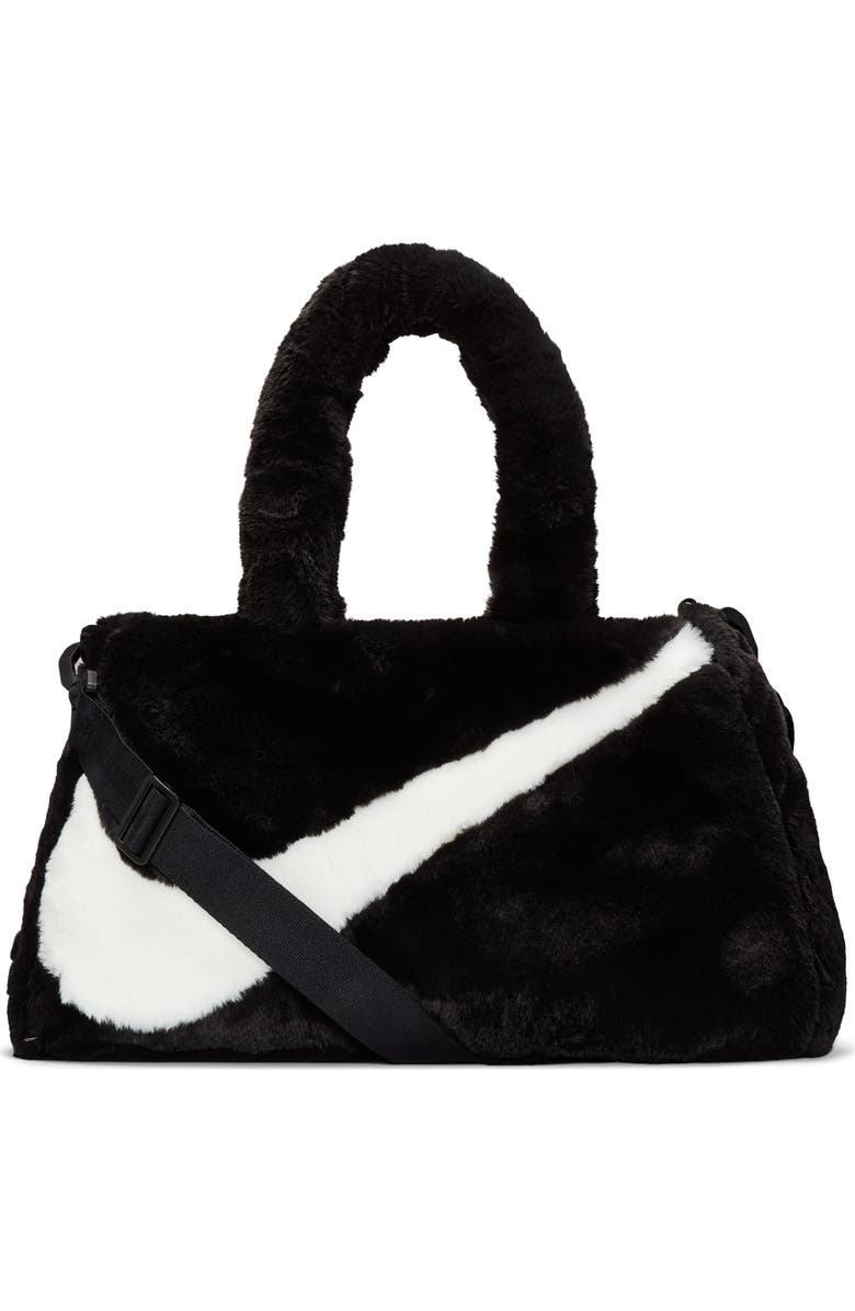 Nike Faux Fur Crossbody Bag, Main, color,