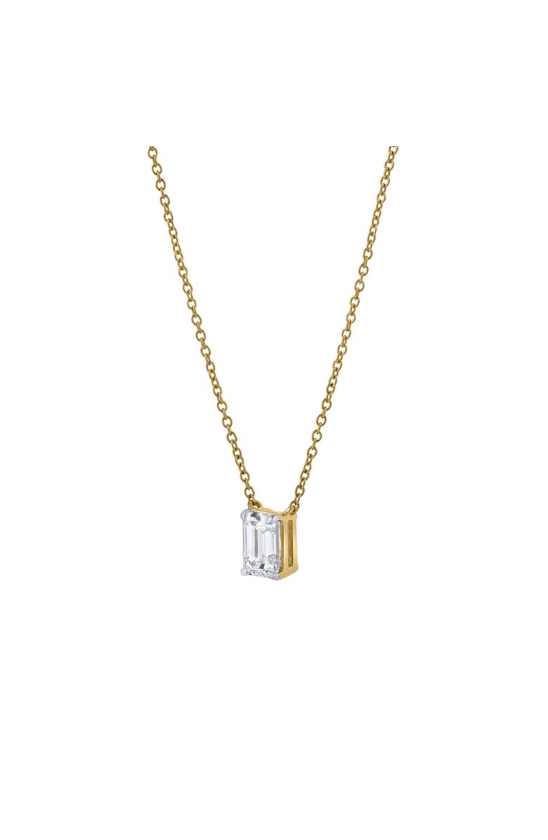 LuvMyJewelry Emerald Elegance 14K Gold Lab Grown Diamond Necklace - 0.75 ct, Alternate, color, 14K Yellow Gold