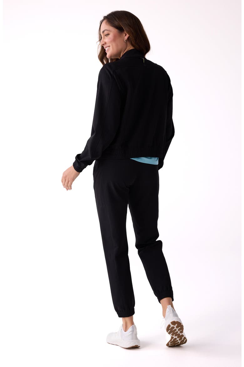 Women's Courtside Track Jacket, Alternate, color, Black