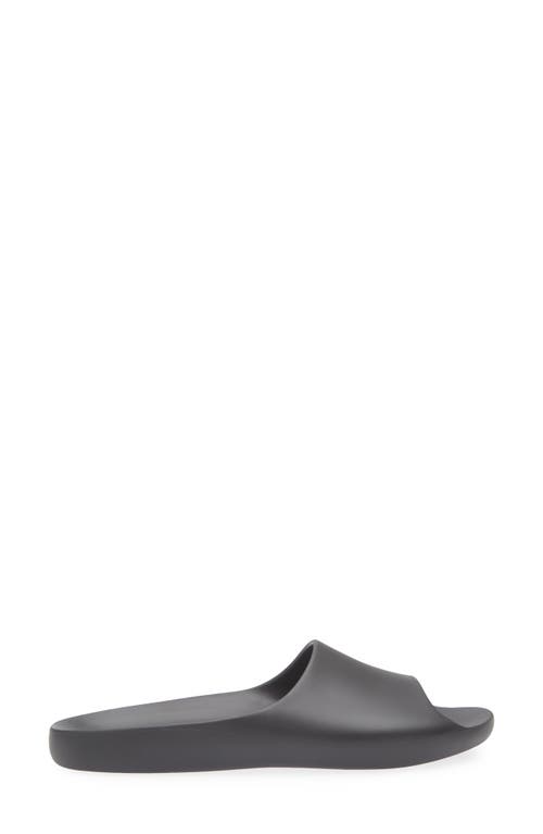 The Row Ama Slide Sandal In Black