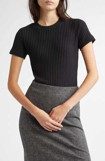 Rib Crewneck Top
