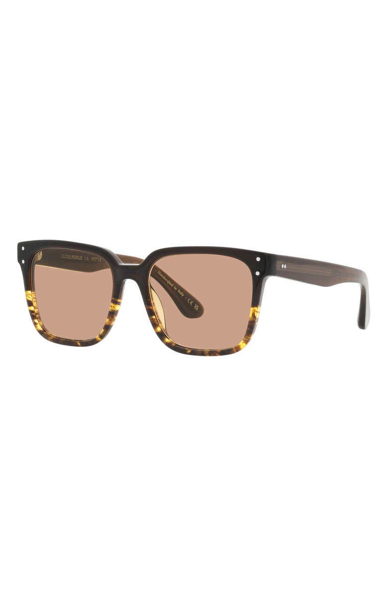 Oliver Peoples Parcell 53mm Square Sunglasses, Alternate, color,
