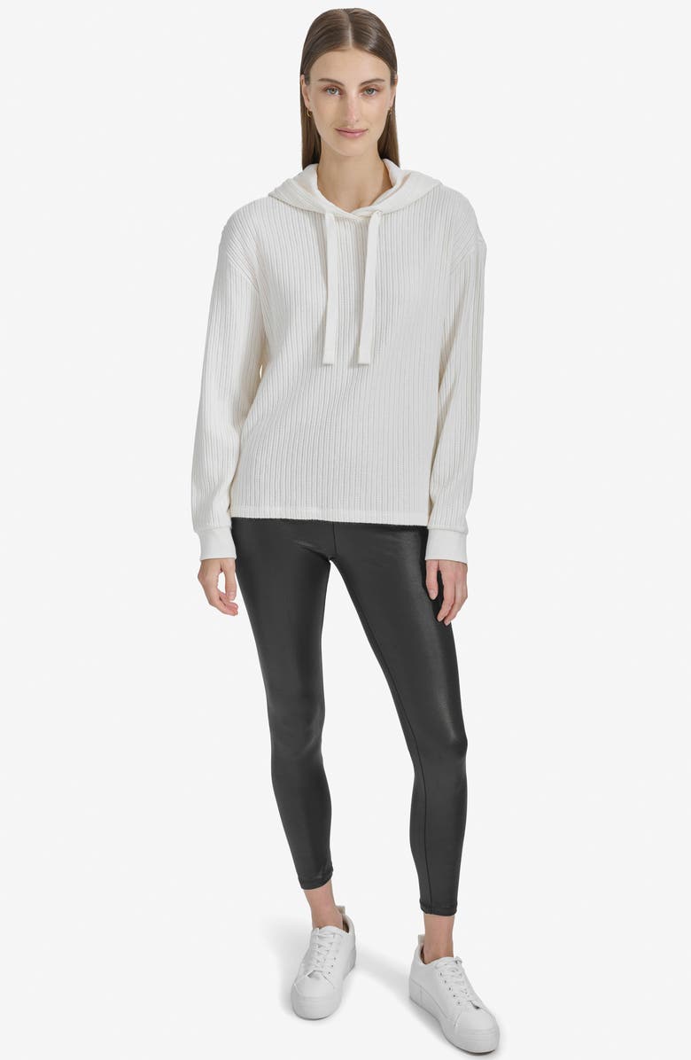 Andrew Marc Sport Braid Textured Hoodie, Alternate, color, 