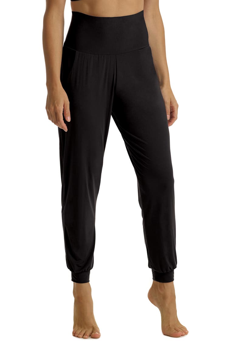 Butter High Waist Joggers, Main, color, BLACK