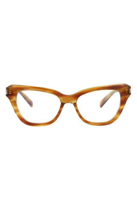 52mm Cat Eye Optical Glasses